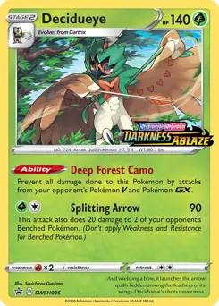 SWSH Black Star Promos Decidueye Pokémon card